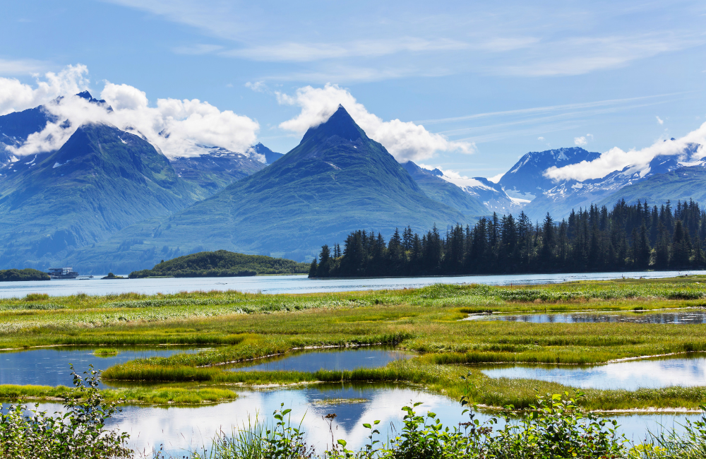 Hiking near Anchorage, Alaska